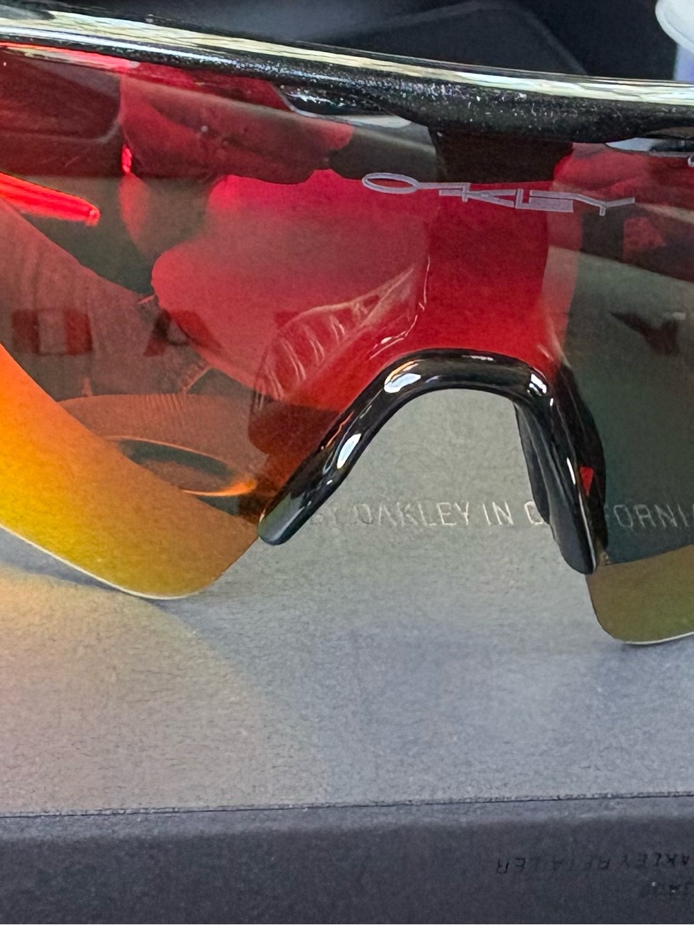 Oakley sports sunglasses - Red and Orange Iridium lens